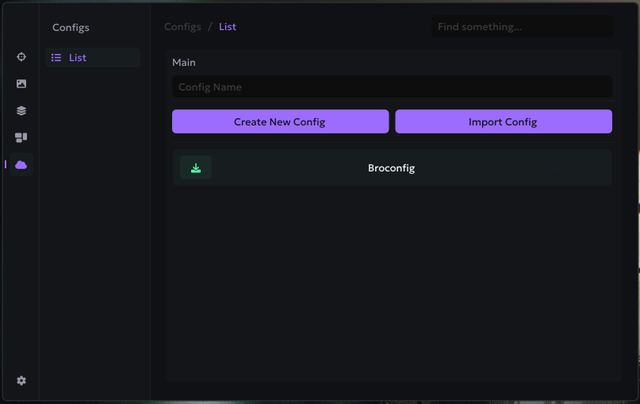 EFT — Configs